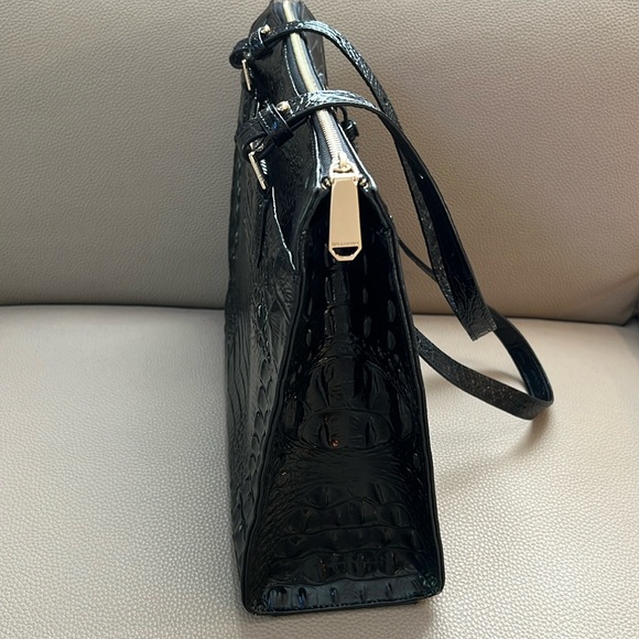 BRAHMIN LEATHER TOTE HANDBAG - Picture 9 of 11